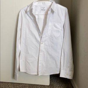 White button down